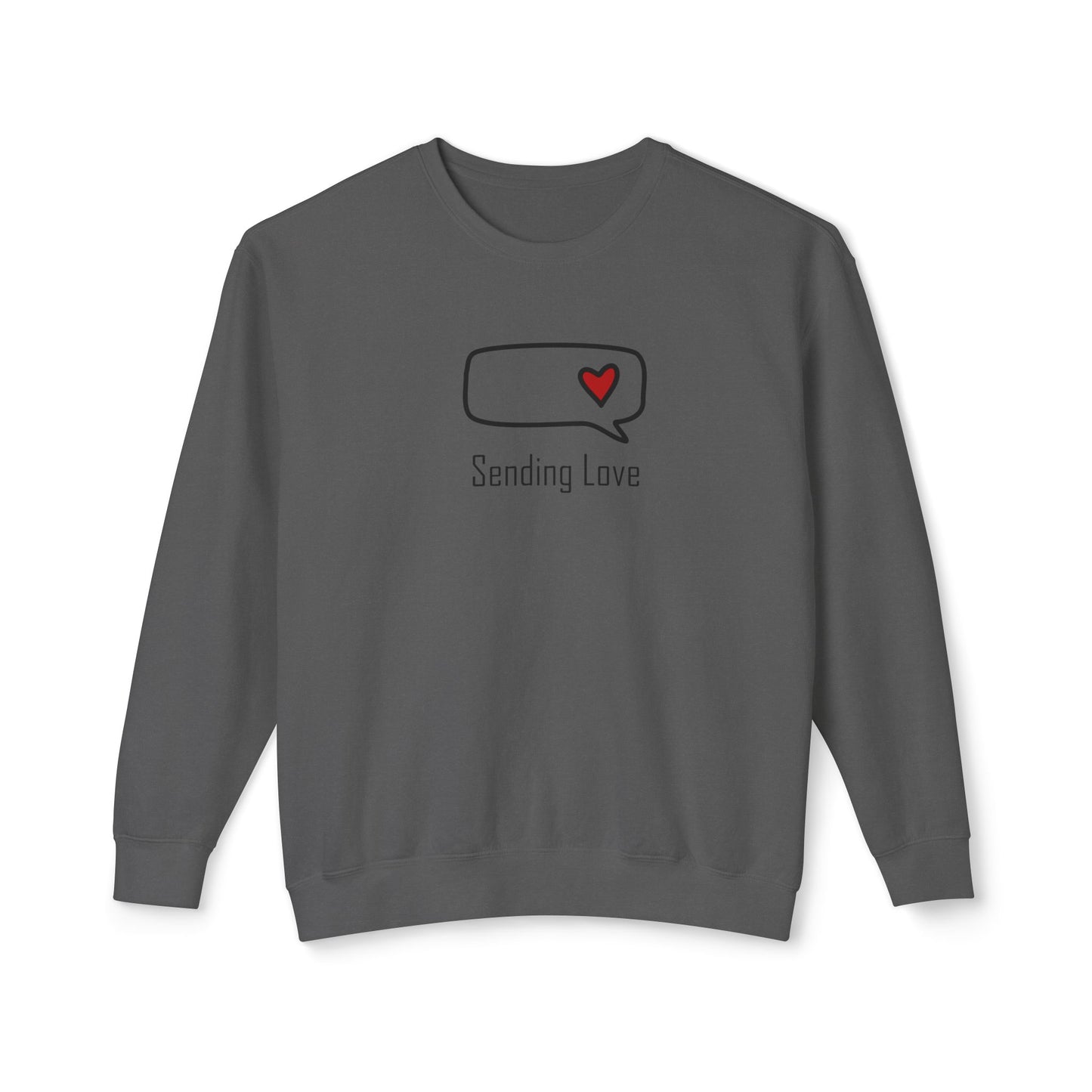 Sending Love_Unisex Lightweight Crewneck Sweatshirt