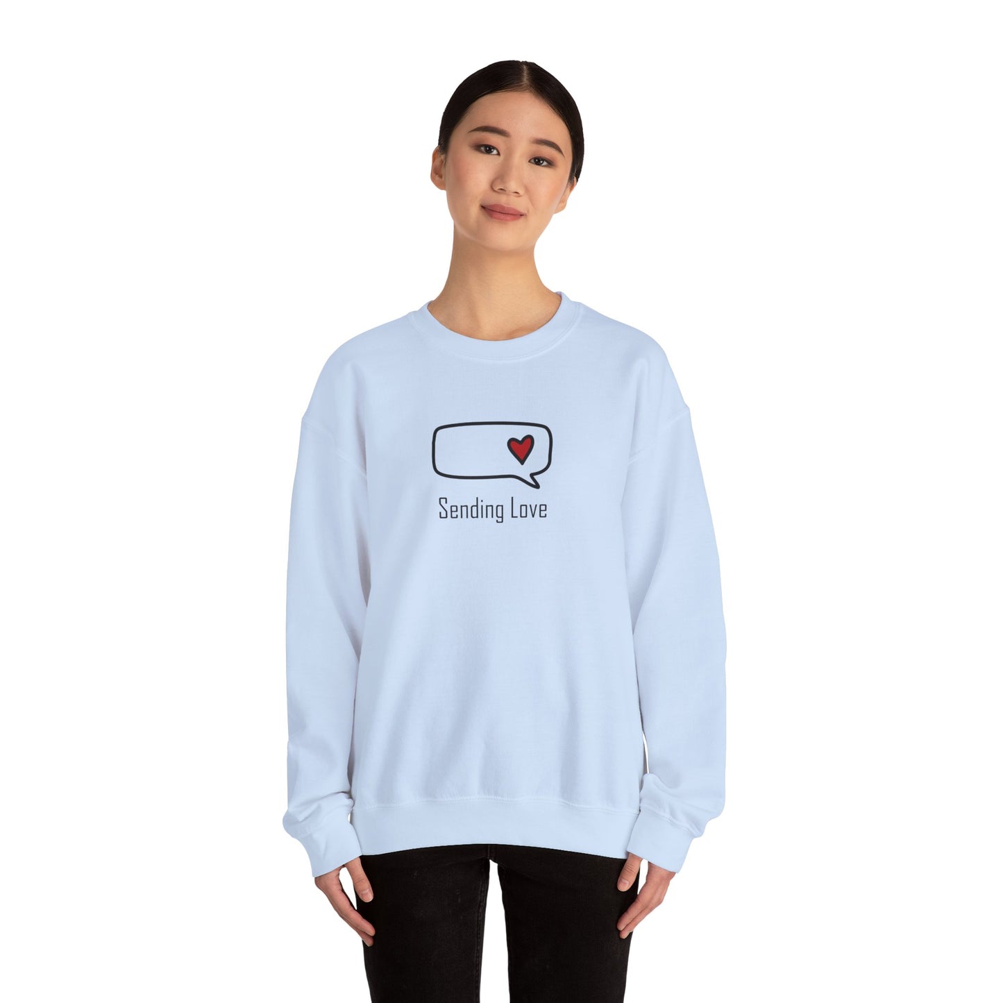 Sending Love_Unisex Heavy Blend™ Crewneck Sweatshirt