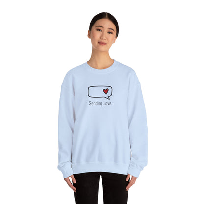 Sending Love_Unisex Heavy Blend™ Crewneck Sweatshirt