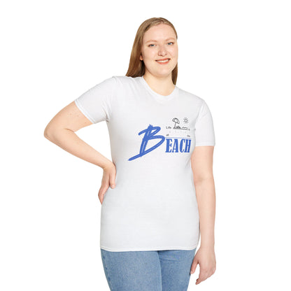 Life is Better at the Beach | Unisex Softstyle T-Shirt