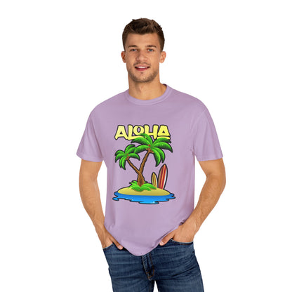 ALOHA | Unisex Garment-Dyed T-shirt
