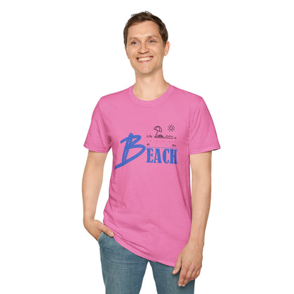 Life is Better at the Beach | Unisex Softstyle T-Shirt