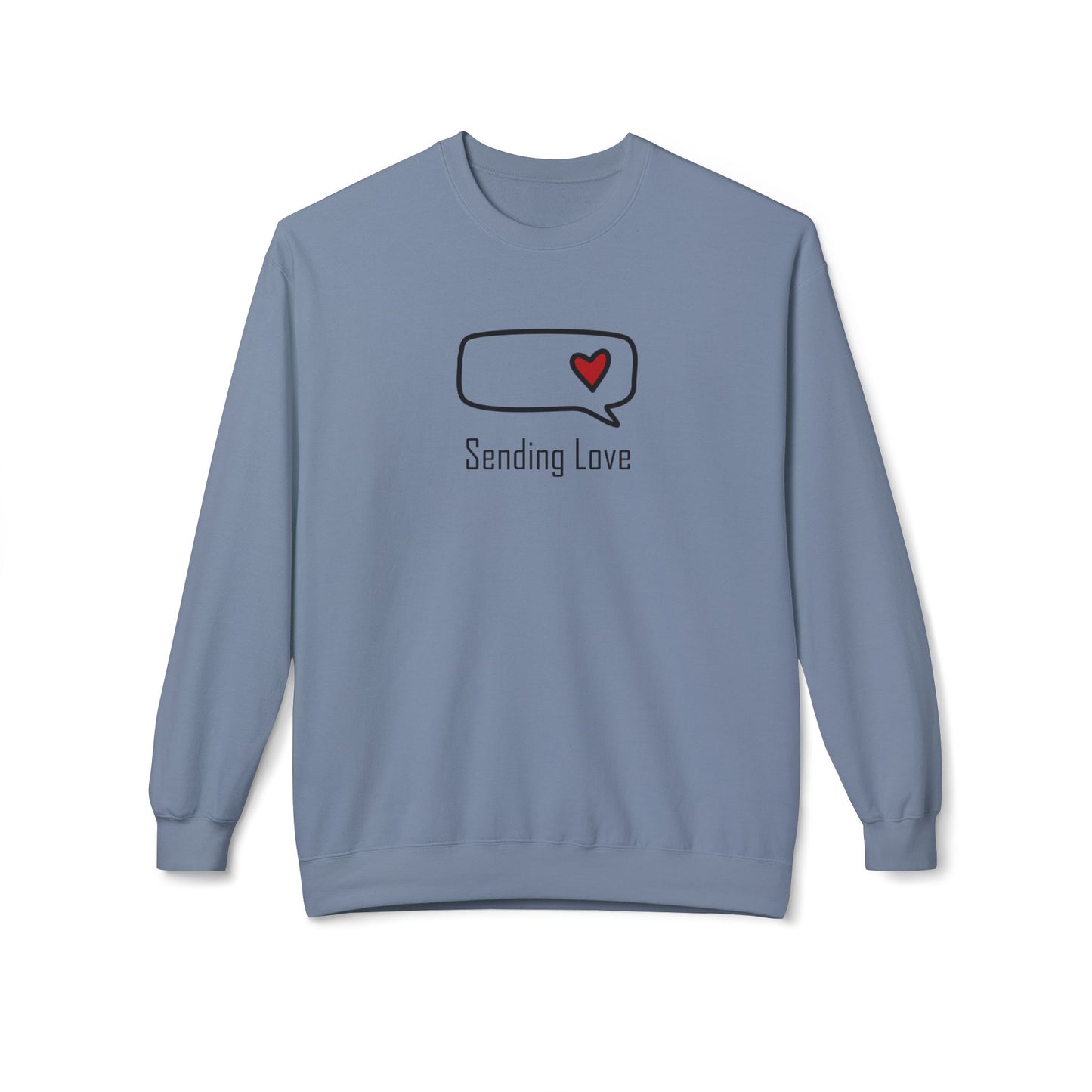 Sending Love_Unisex Midweight Softstyle Fleece Crewneck Sweatshirt