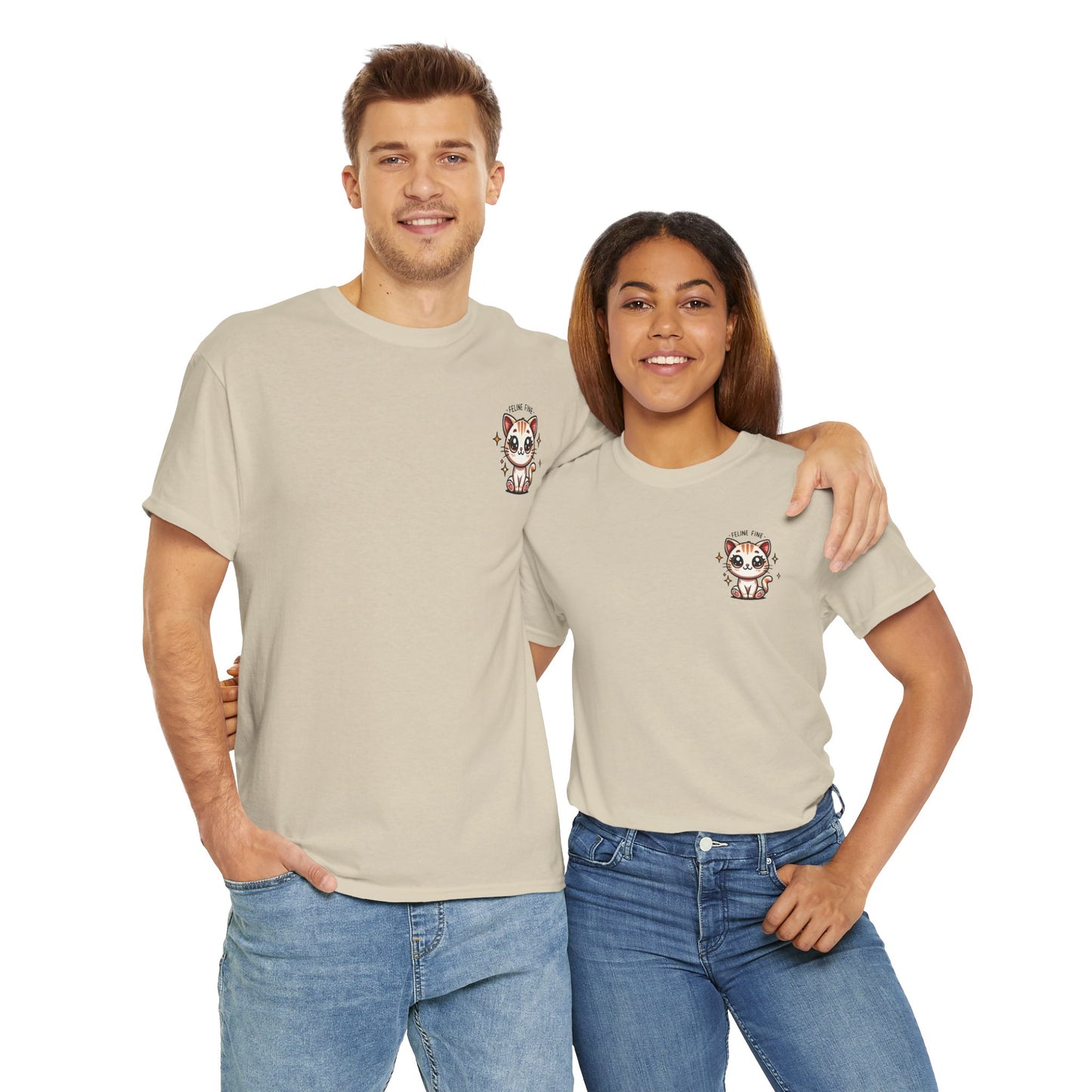 Feline Fine | Unisex Heavy Cotton Tee