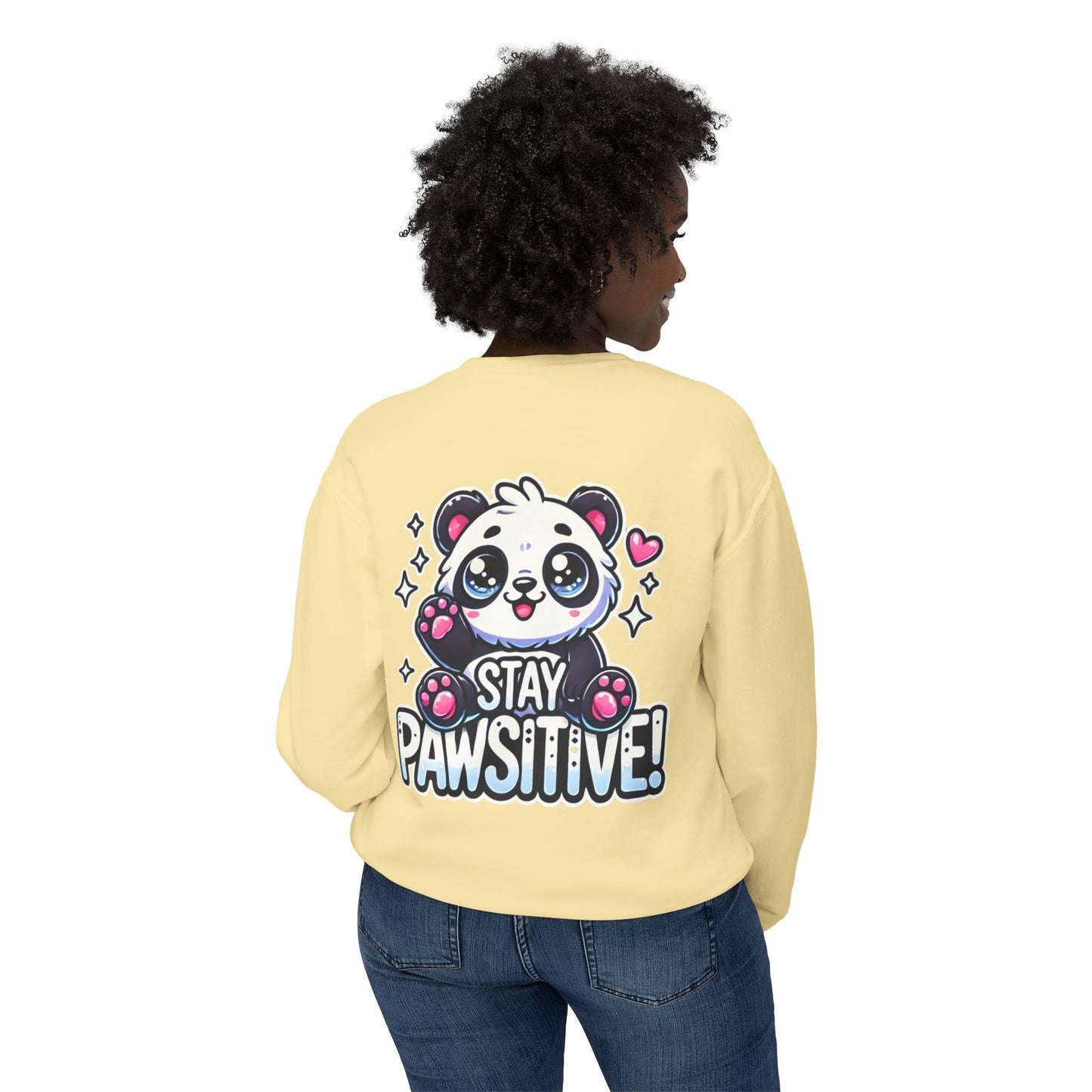 Pawsitive | Unisex Lightweight Crewneck Sweatshirt