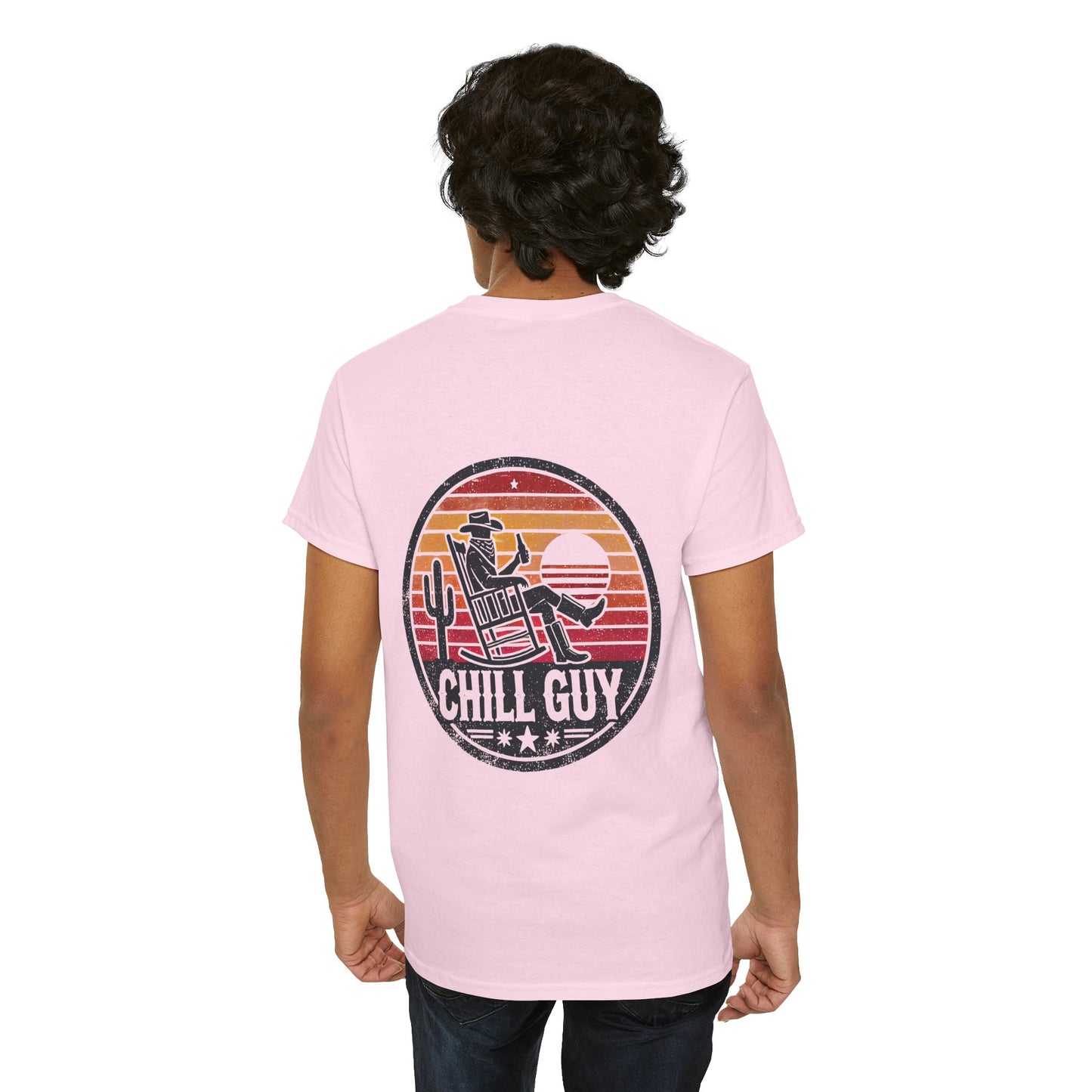 Chill Cowboy | Unisex Heavy Cotton Tee