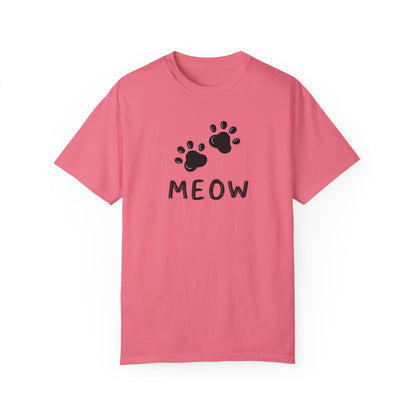 MEOW_Unisex Garment-Dyed T-shirt
