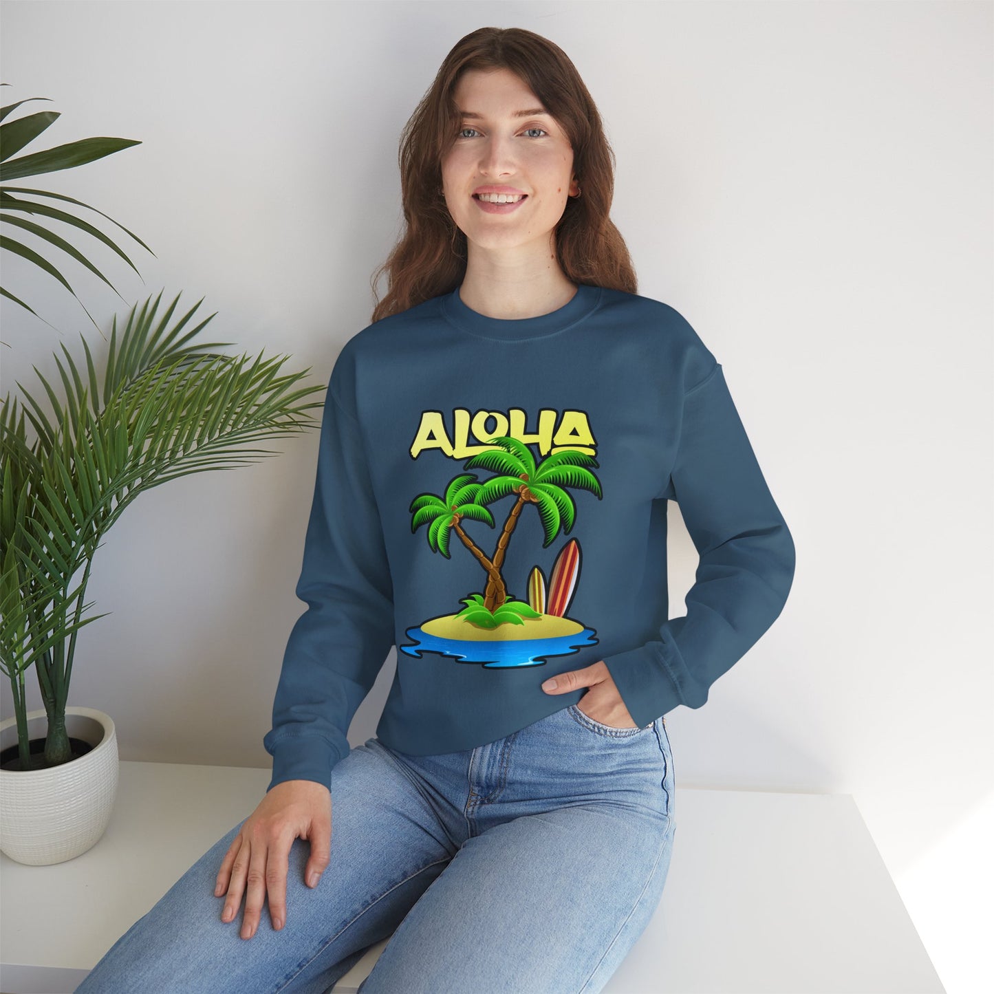 ALOHA | Unisex Heavy Blend™ Crewneck Sweatshirt