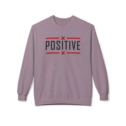 Positive_Unisex Midweight Softstyle Fleece Crewneck Sweatshirt