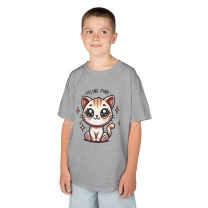 Feline Fine | Kids Heavy Cotton™ Tee