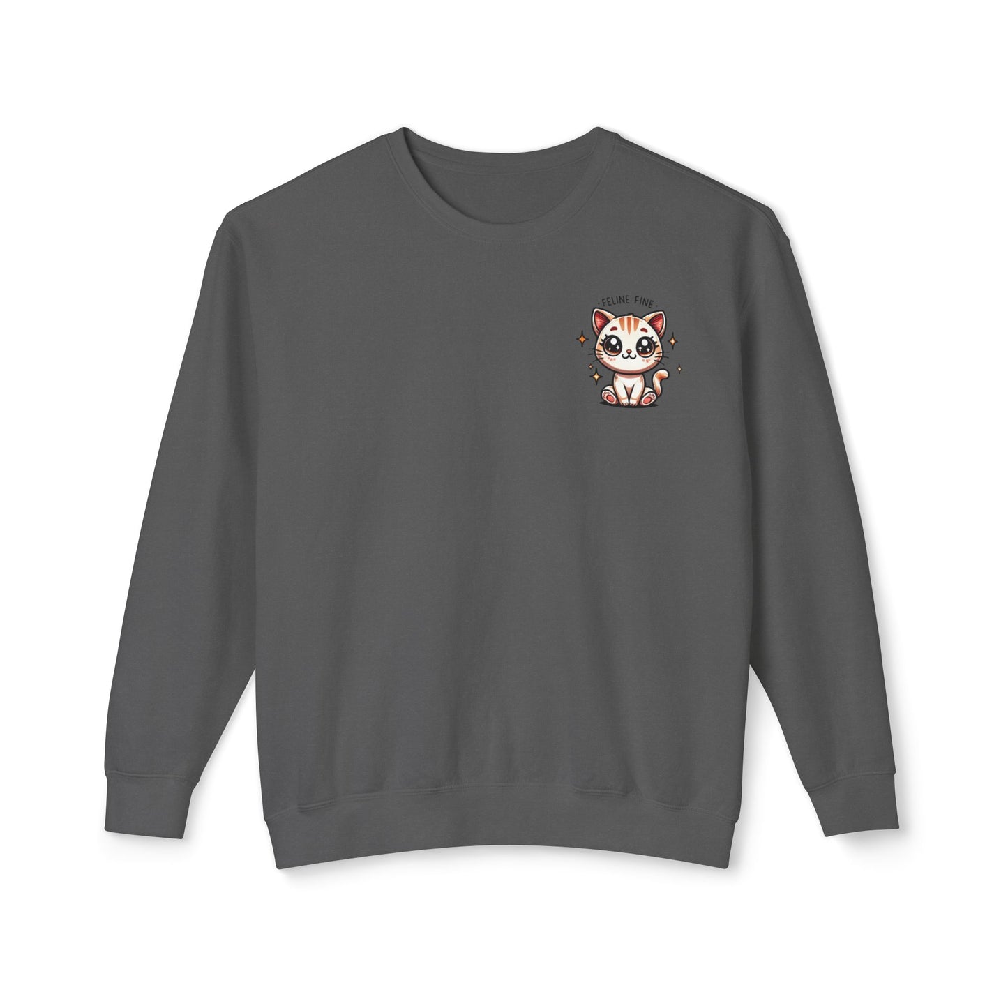 Feline Fine | Unisex Lightweight Crewneck Sweatshirt