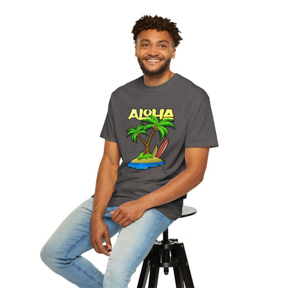 ALOHA | Unisex Garment-Dyed T-shirt