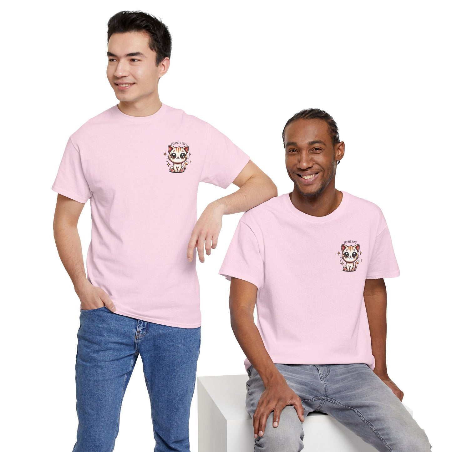 Feline Fine | Unisex Heavy Cotton Tee