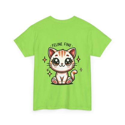 Feline Fine | Unisex Heavy Cotton Tee