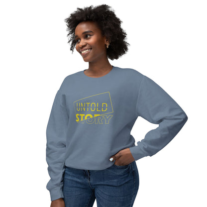 Untold Story_Unisex Lightweight Crewneck Sweatshirt