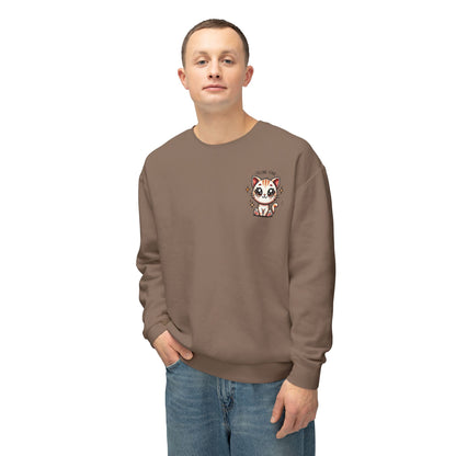Feline Fine | Unisex Lightweight Crewneck Sweatshirt