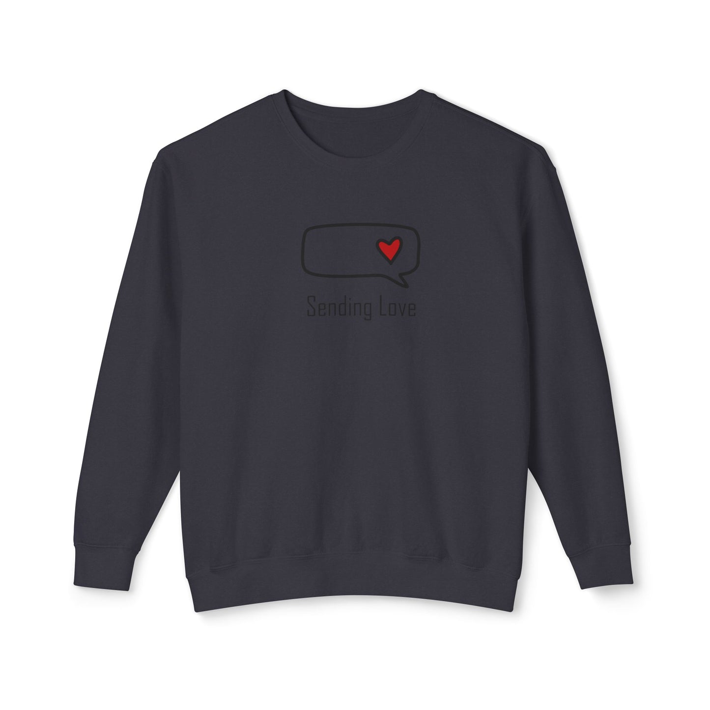 Sending Love_Unisex Lightweight Crewneck Sweatshirt