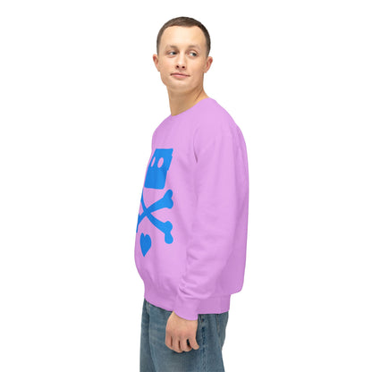 Zima Blue | Unisex Lightweight Crewneck Sweatshirt