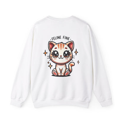 Feline Fine | Unisex Heavy Blend™ Crewneck Sweatshirt