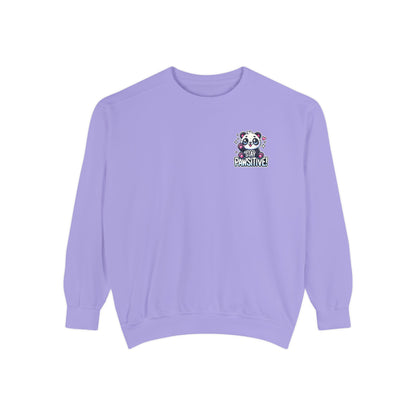 Pawsitive | Unisex Garment-Dyed Sweatshirt