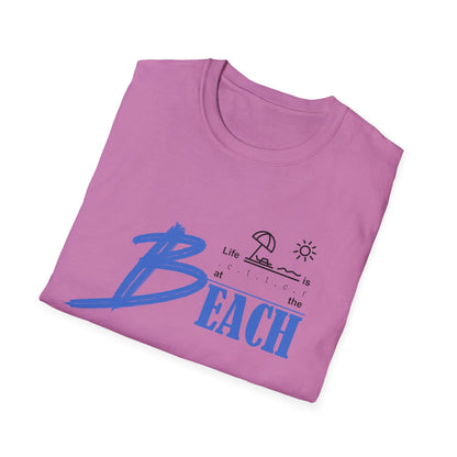 Life is Better at the Beach | Unisex Softstyle T-Shirt