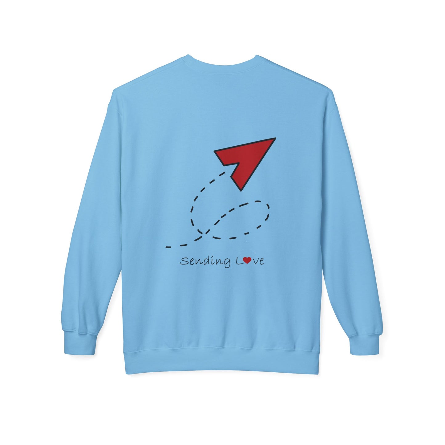 Sending Love | Unisex Midweight Softstyle Fleece Crewneck Sweatshirt