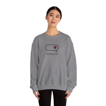 Sending Love_Unisex Heavy Blend™ Crewneck Sweatshirt