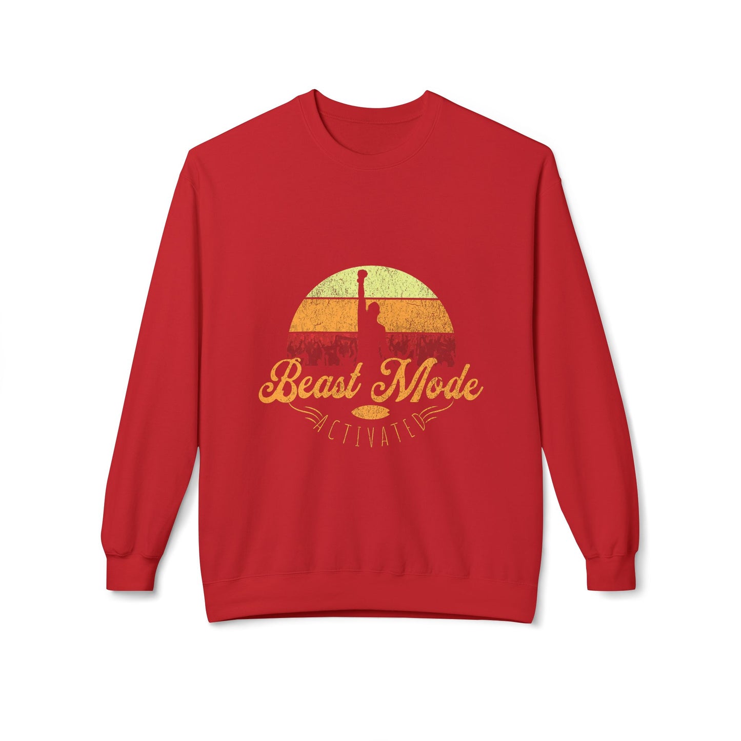 Beast Mode Activated | Unisex Midweight Softstyle Fleece Crewneck Sweatshirt