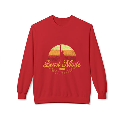 Beast Mode Activated | Unisex Midweight Softstyle Fleece Crewneck Sweatshirt