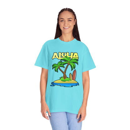 ALOHA | Unisex Garment-Dyed T-shirt