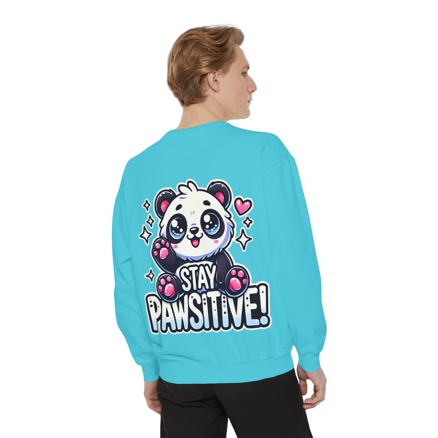 Pawsitive | Unisex Garment-Dyed Sweatshirt