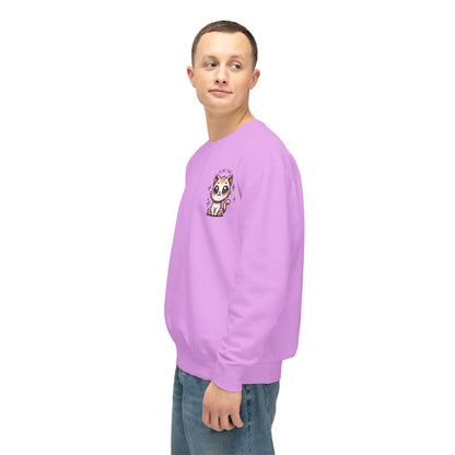 Feline Fine | Unisex Lightweight Crewneck Sweatshirt