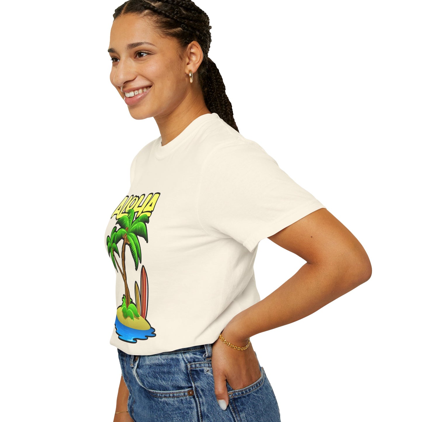 ALOHA | Unisex Garment-Dyed T-shirt