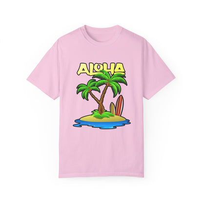ALOHA | Unisex Garment-Dyed T-shirt