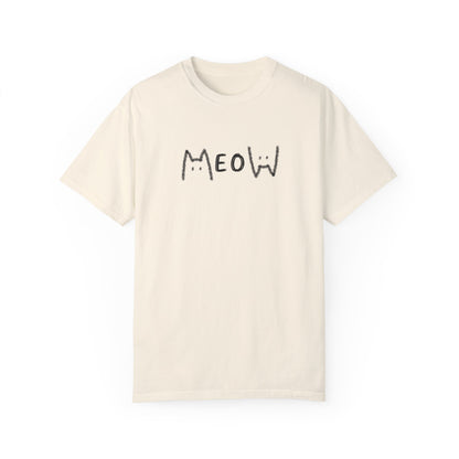 Meow_Unisex Garment-Dyed T-shirt