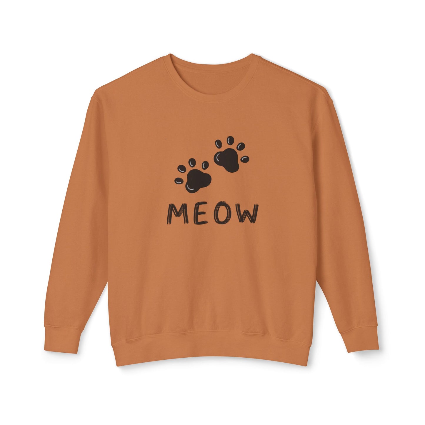 MEOW_Unisex Lightweight Crewneck Sweatshirt