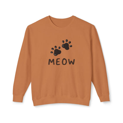 MEOW_Unisex Lightweight Crewneck Sweatshirt
