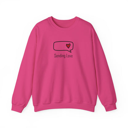 Sending Love_Unisex Heavy Blend™ Crewneck Sweatshirt