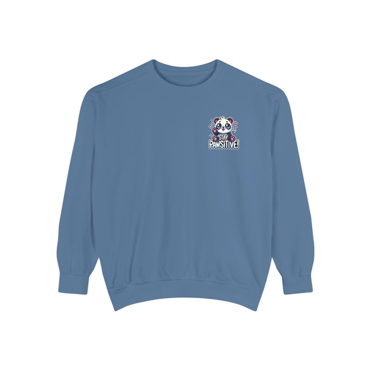 Pawsitive | Unisex Garment-Dyed Sweatshirt