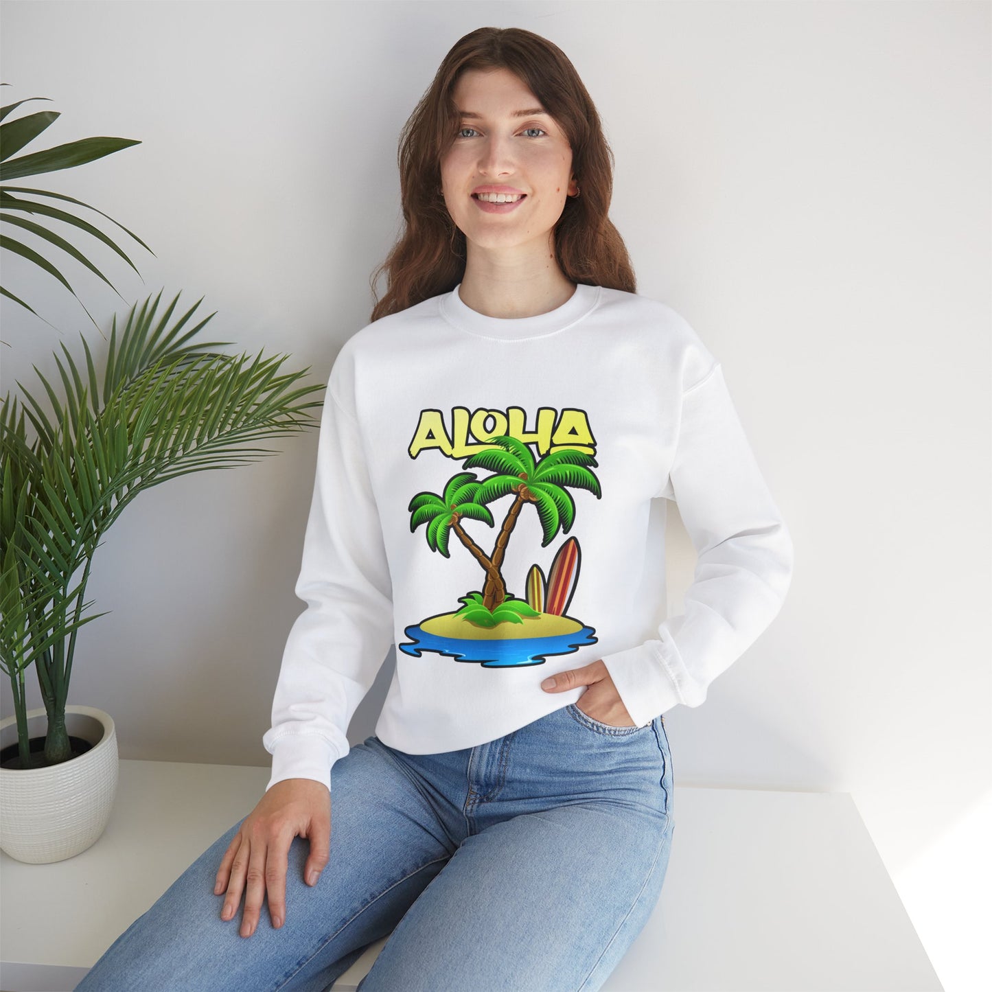ALOHA | Unisex Heavy Blend™ Crewneck Sweatshirt