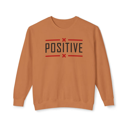 Positive_Unisex Lightweight Crewneck Sweatshirt