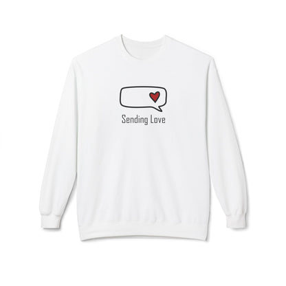 Sending Love_Unisex Midweight Softstyle Fleece Crewneck Sweatshirt