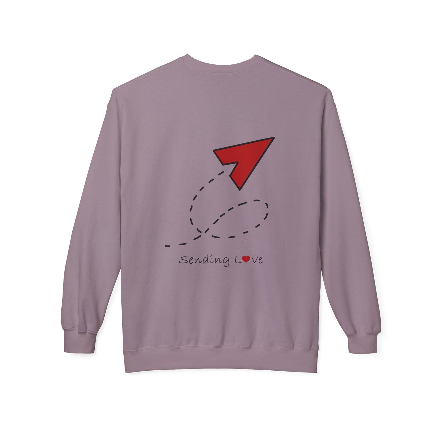 Sending Love | Unisex Midweight Softstyle Fleece Crewneck Sweatshirt