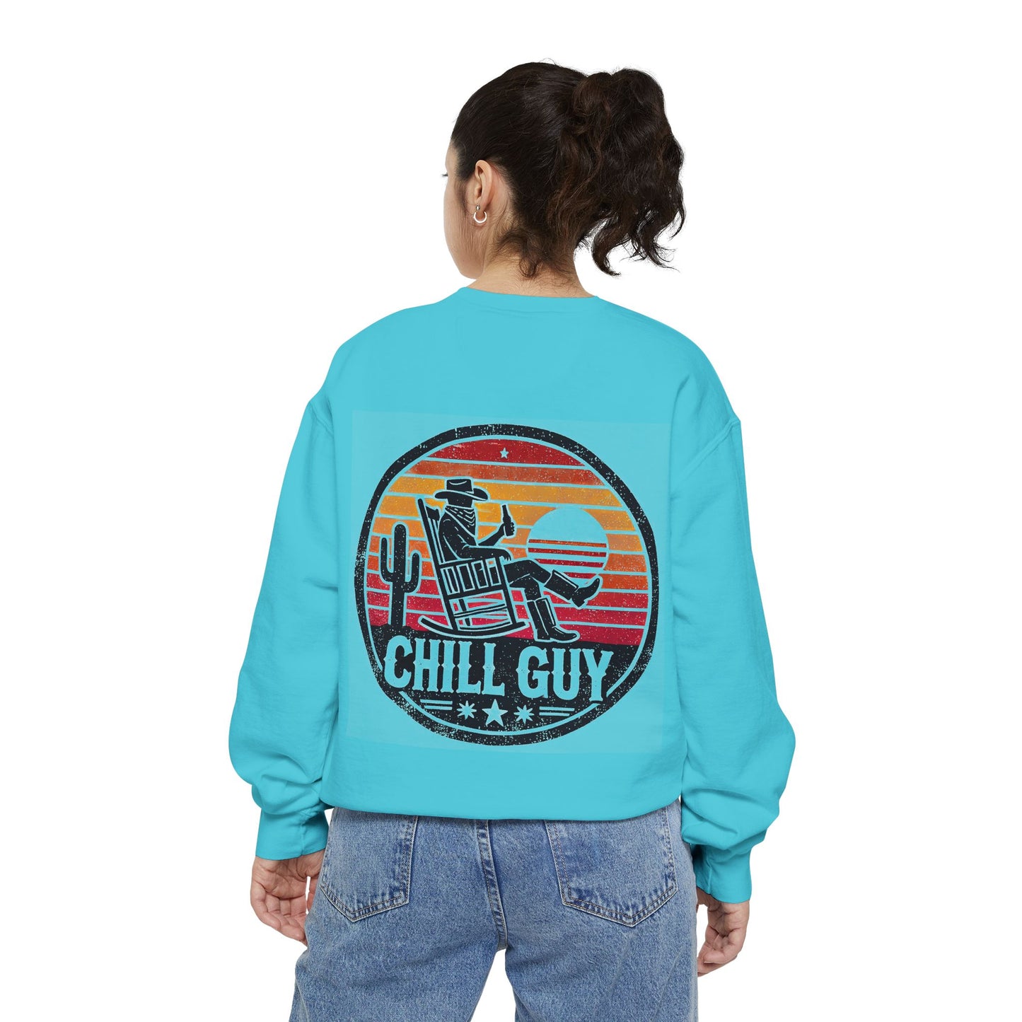 Chill Cowboy | Unisex Garment-Dyed Sweatshirt