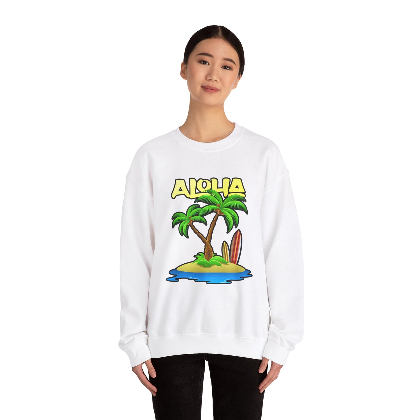 ALOHA | Unisex Heavy Blend™ Crewneck Sweatshirt