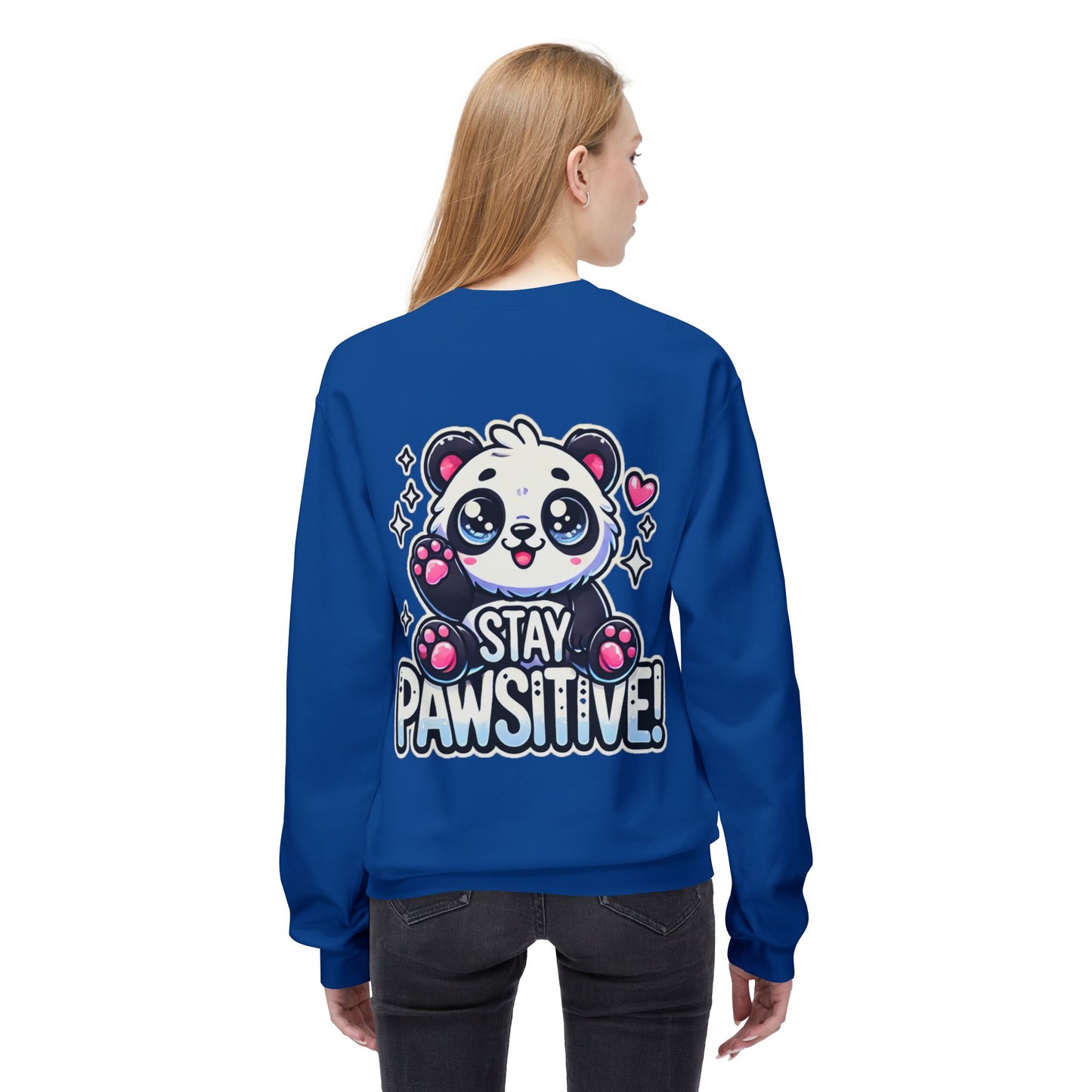 Pawsitive | Unisex Midweight Softstyle Fleece Crewneck Sweatshirt