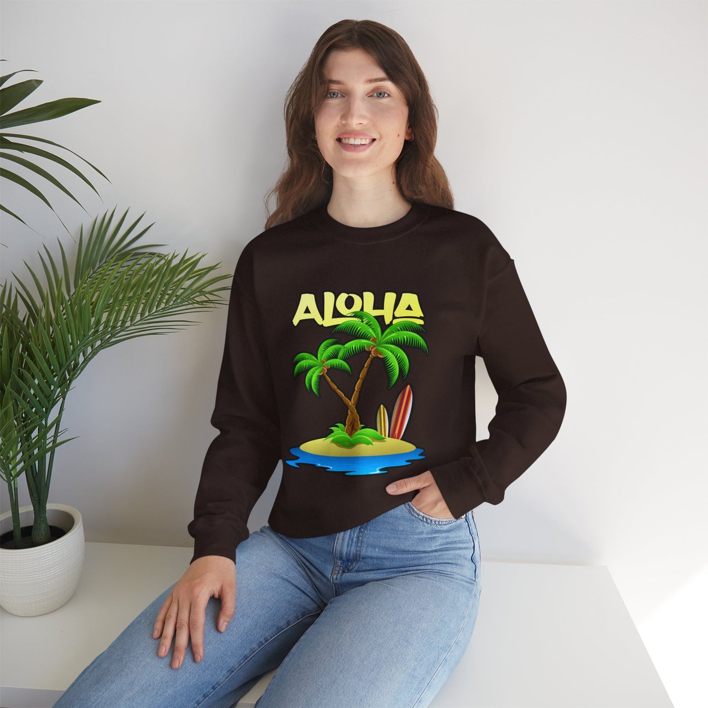 ALOHA | Unisex Heavy Blend™ Crewneck Sweatshirt