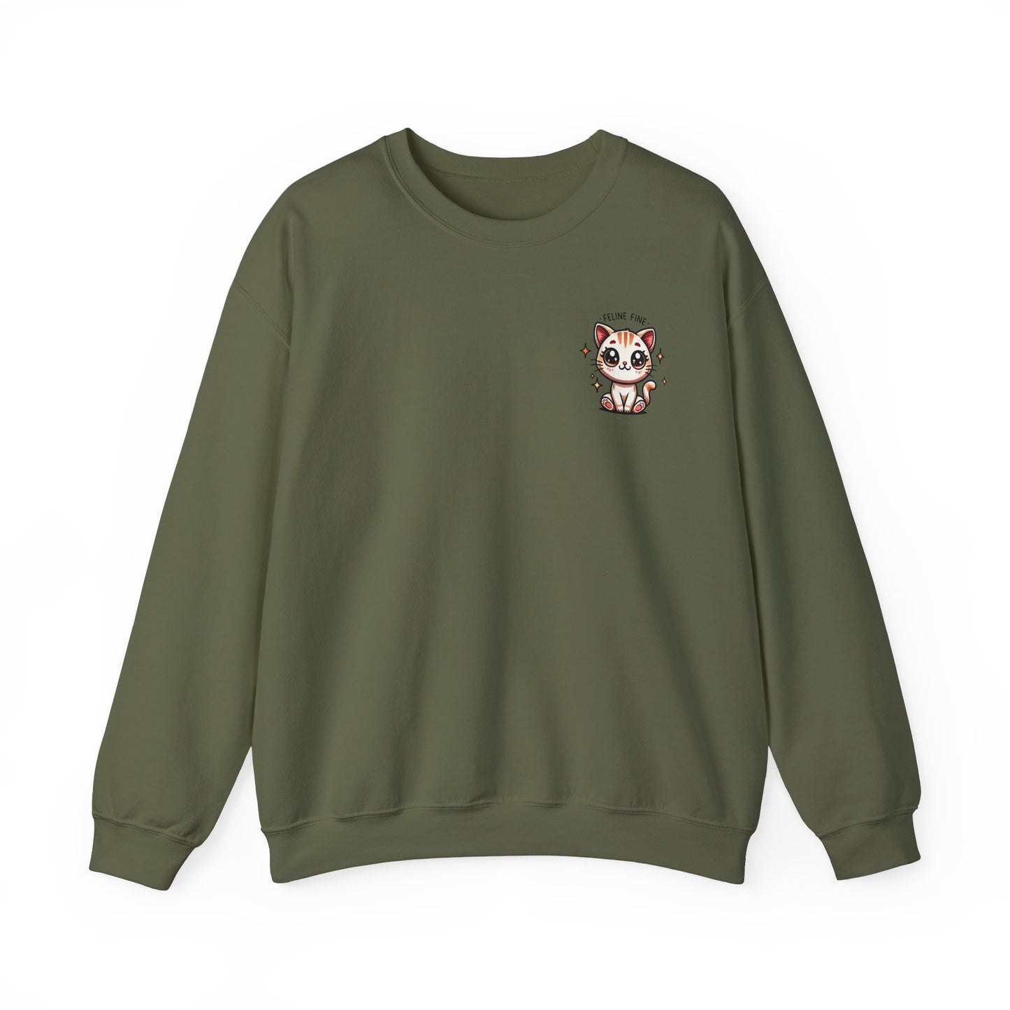 Feline Fine | Unisex Heavy Blend™ Crewneck Sweatshirt