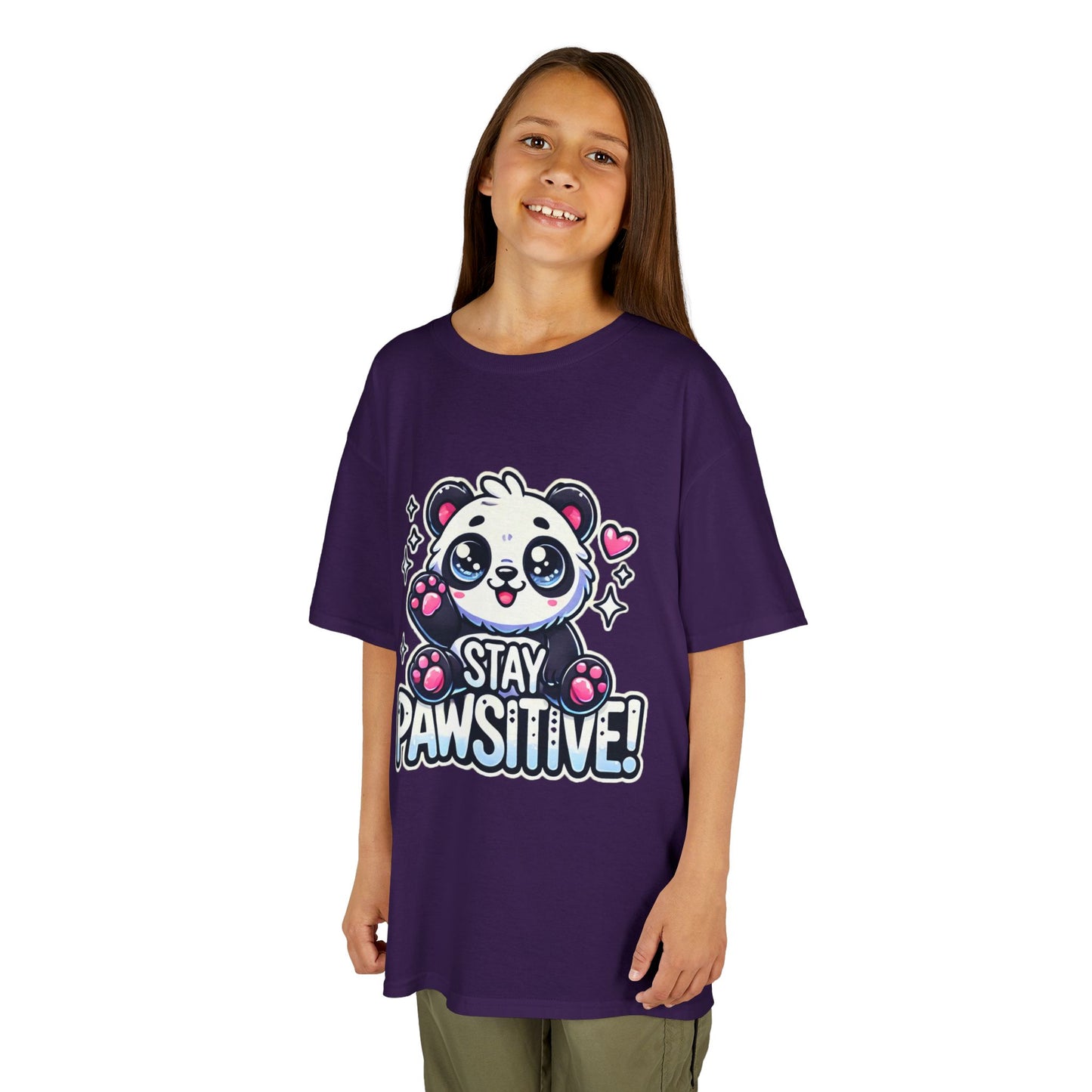 Pawsitive | Kids Heavy Cotton™ Tee