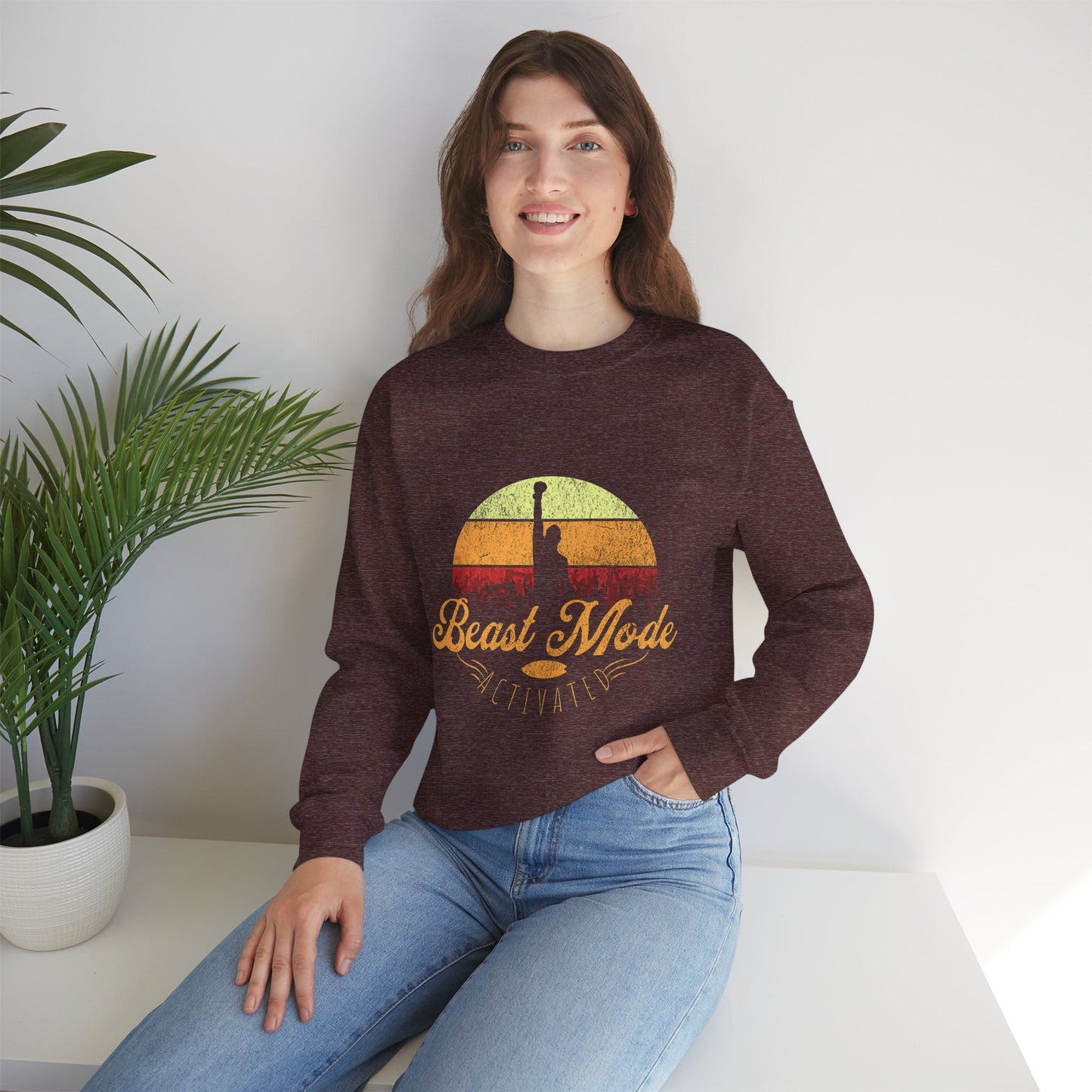 Beast Mode Activated | Unisex Heavy Blend™ Crewneck Sweatshirt